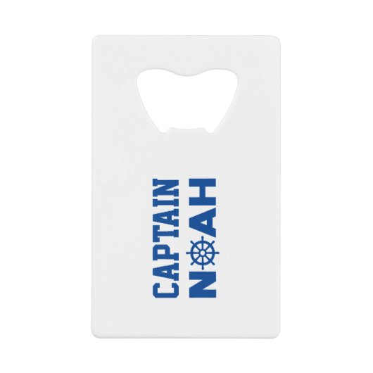 Captain Noah Geldbeutel Flaschenöffner (Vorderseite)