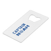 Captain Noah Geldbeutel Flaschenöffner (Rückseite Schrägansicht)