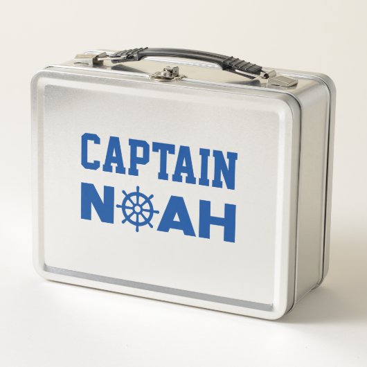 Captain Noah Metall Brotdose (Vorderseite)