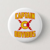 Captain Obvious Button (Vorderseite)
