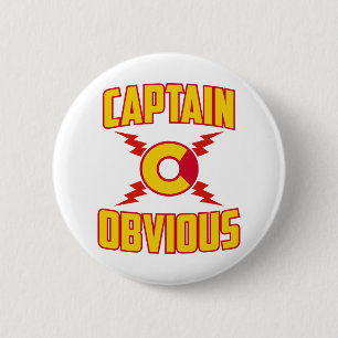 Captain Obvious Button
