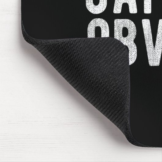 Captain Obvious Funny Phrase Saying Expression Sai Mousepad (Ecke)