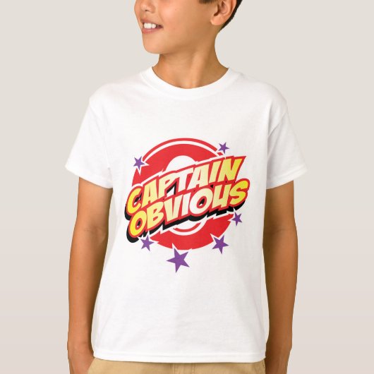 Captain Obvious T-Shirt (Vorderseite)