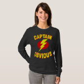 Captain Obvious T-Shirt (Vorne ganz)