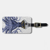 Captain Octopus Gepäckanhänger (Vorderseite horizontal)