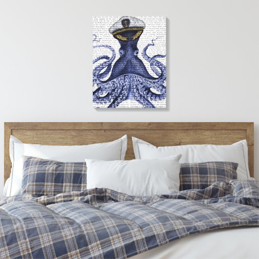 Captain Octopus Leinwanddruck (Insitu (Schlafzimmer))