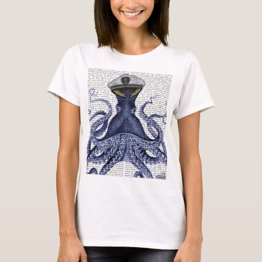 Captain Octopus T-Shirt (Vorderseite)