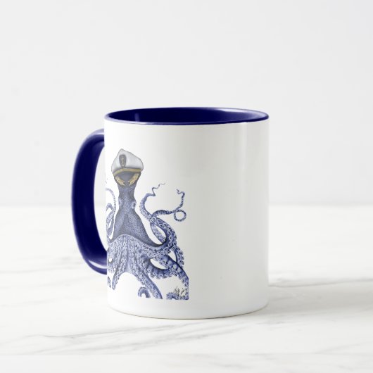 Captain Octopus Tasse (Vorderseite Links)