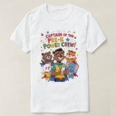 Captain of the Pre-K Power Crew T-Shirt (Design vorne)