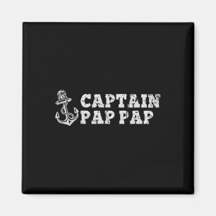 Captain Pap-pap Segelboot Pappap Bootsanker Magnet