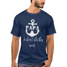 Captain Papa Anchor T-Shirt - Father's Day