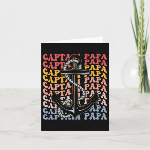 Captain Papa Groovy Boating Papa Karte