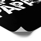 Captain Papa Pontoon Lake Sailor Fishing Boating F Poster (Ecke)