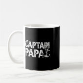 Captain Papa Pontoon Lake Sailor Fishing Bootfahre Kaffeetasse (Links)
