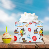 Captain Parrot Treasure Pirate Geschenkpapier