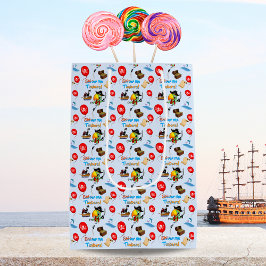 Captain Parrot Treasure Pirate Mittlere Geschenktüte