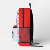 Captain Parrot Treasure Pirate Personalisiert Bedruckter Rucksack (Rechts)