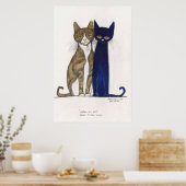 Captain & Pete auf Leinwand Poster (Küche)