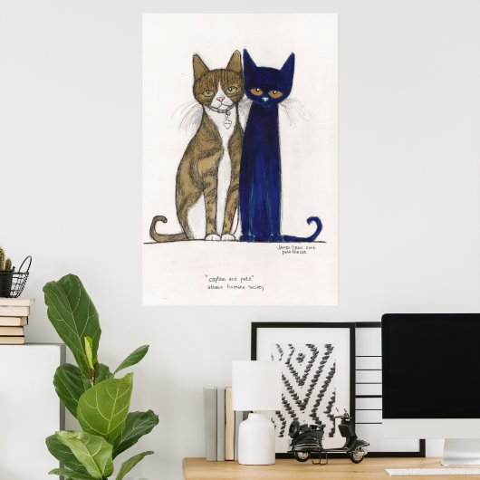 Captain & Pete auf Leinwand Poster (Heimbüro)