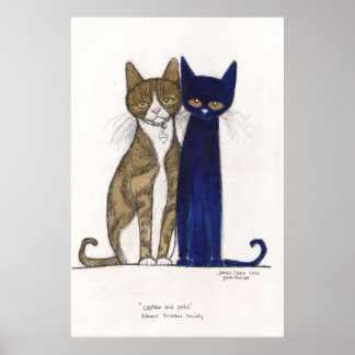 Captain & Pete auf Leinwand Poster