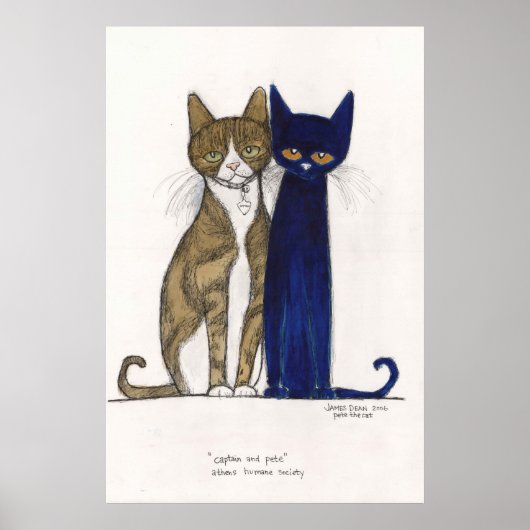 Captain & Pete auf Leinwand Poster (Vorne)