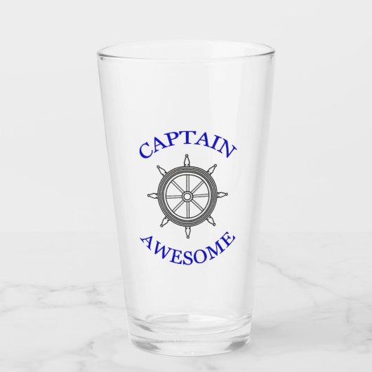"Captain Phantastisch" Glas (Vorderseite)