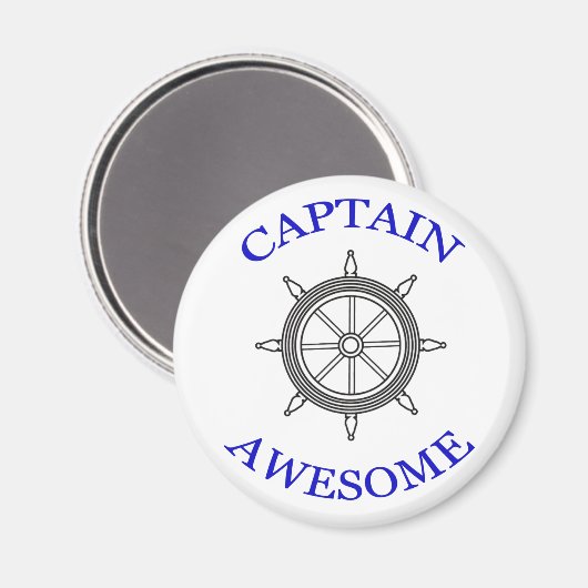 "Captain Phantastisch" Magnet (Vorderseite/Rückseite)