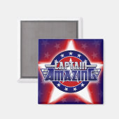 Captain Phantastisch Magnet (Vorderseite/Rückseite)
