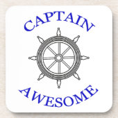 "Captain Phantastische" nautische Untersetzer (Vorderseite)