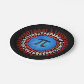 Captain Pi Superhero Shield Nerdy Math Pi Day      Pappteller (Schrägansicht)