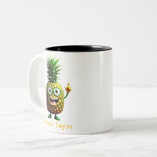 Captain PineBeard Tasse - Ananas Imperium (Vorderseite Links)