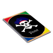 Captain & Pirates Flag - Schatzinsel /kids Notizblock (Rechte Seite)