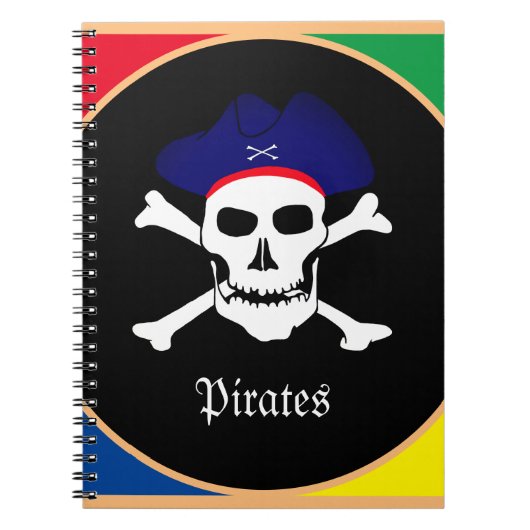 Captain & Pirates Flag - Schatzinsel /kids Notizblock (Vorderseite)