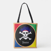 Captain & Pirates Flag - Schatzinsel /Kinder Tasche (Rückseite)