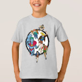 Captain Planet and the Planeteers Circle Graphic T-Shirt (Vorderseite)