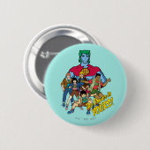 Captain Planet Group Graphic - Der Power ist deins Button (Vorne & Hinten)