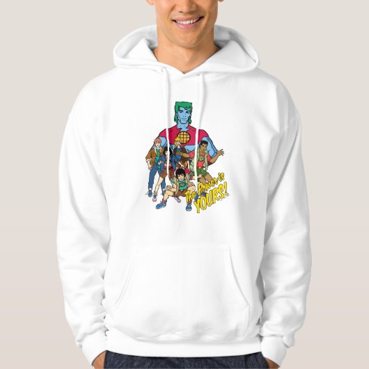 Captain Planet Group Graphic - Der Power ist deins Hoodie (Vorderseite)