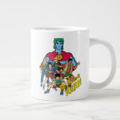 Captain Planet Group Graphic - Der Power ist deins Jumbo-Tasse (Rechts)