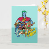 Captain Planet Group Graphic - Der Power ist deins Karte (Gelbe Blume)