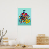 Captain Planet Group Graphic - Der Power ist deins Poster (Küche)