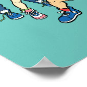 Captain Planet Group Graphic - Der Power ist deins Poster (Ecke)