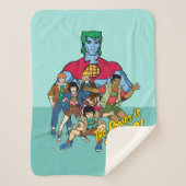 Captain Planet Group Graphic - Der Power ist deins Sherpadecke (Vorderseite)