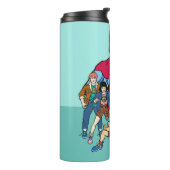 Captain Planet Group Graphic - Der Power ist deins Thermosbecher (Nach links gedreht)