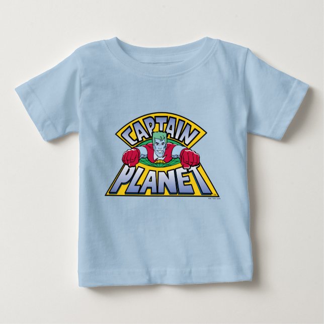 Captain Planet Logo Baby T-shirt (Vorderseite)