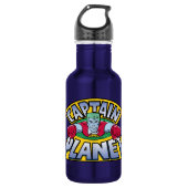 Captain Planet Logo Edelstahlflasche (Vorderseite)