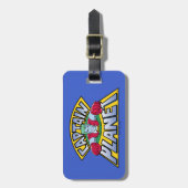 Captain Planet Logo Gepäckanhänger (Vorderseite vertikal)