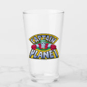 Captain Planet Logo Glas (Vorderseite)