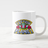 Captain Planet Logo Jumbo-Tasse (Rechts)