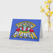 Captain Planet Logo Karte (Gelbe Blume)