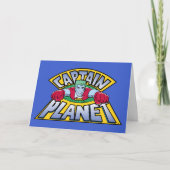 Captain Planet Logo Karte (Vorderseite)
